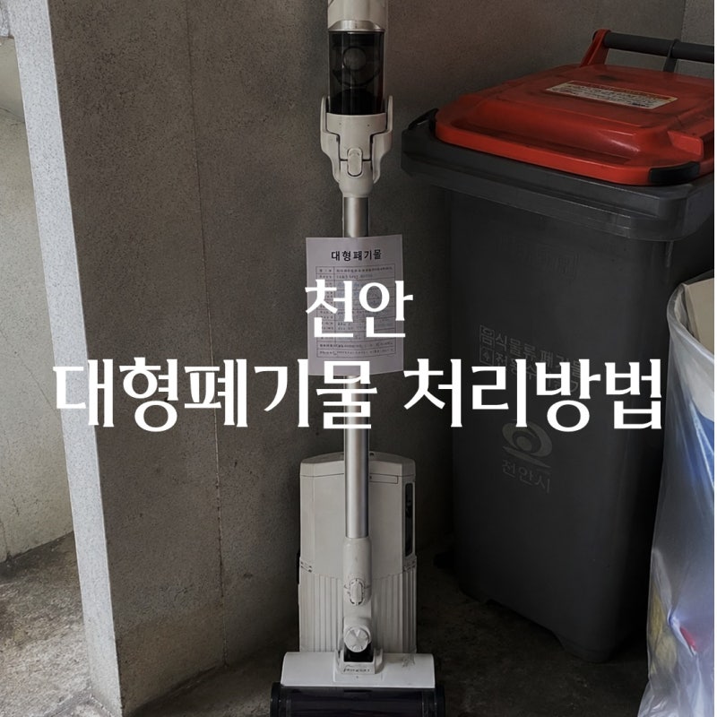 천안 대형쓰레기 배출방법 1인 소파, 청소기 버리는 법