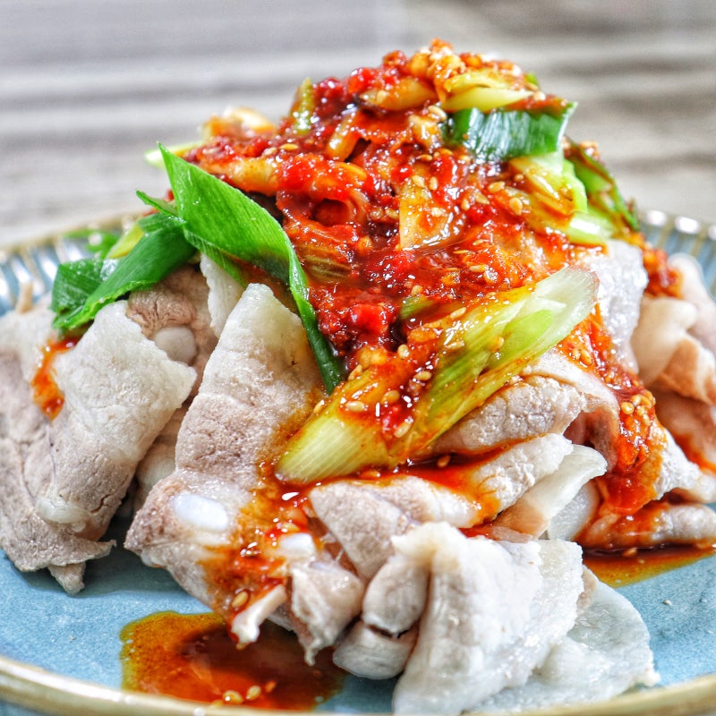 성시경 냉삼파무침 초간단 대패삼겹살무침 레시피