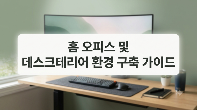 홈 오피스 및 데스크테리어 환경 구축 가이드
