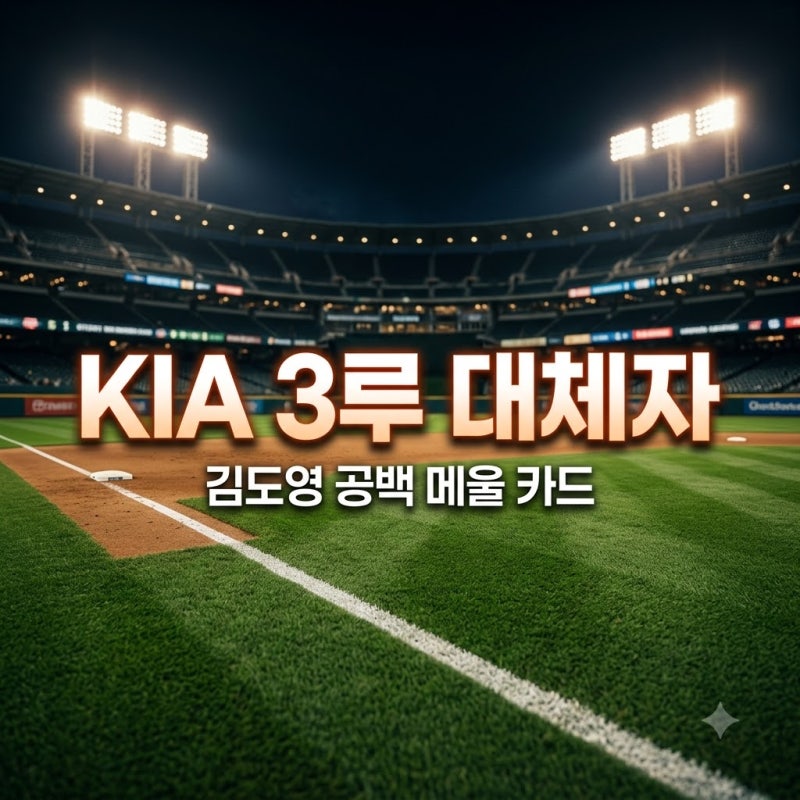 김도영 없는 KIA 상상도 못했는데.. 3루 메울 최우선 카드 윤곽 드러났다