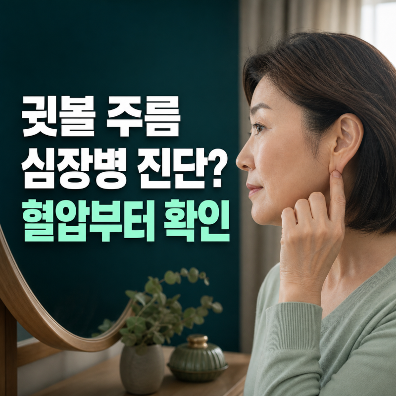 귓볼 주름이 보이면 심장병 검사부터 받아야 할까?