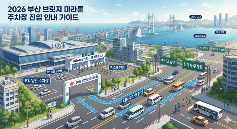 2026 부산 브릿지 마라톤 접수 신청 방법(YES24 티켓) 및 벡스코 주차장 꿀팁 총정리