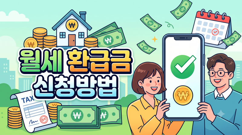 [월세 환급금] 매달 내는 월세, 최대 17% 돌려받는 법 (자격 조건, 신청 방법, 필요 서류 총정리....
