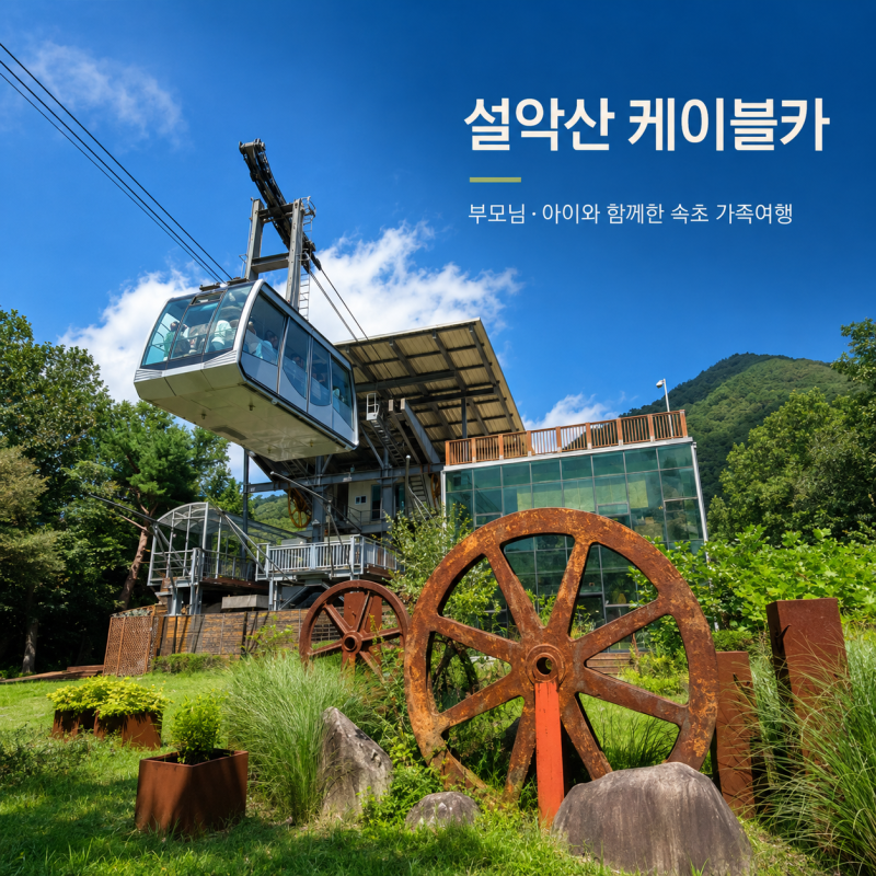 속초 가볼만한곳 설악산 케이블카 권금성｜부모님 아이와 함께한 가족여행