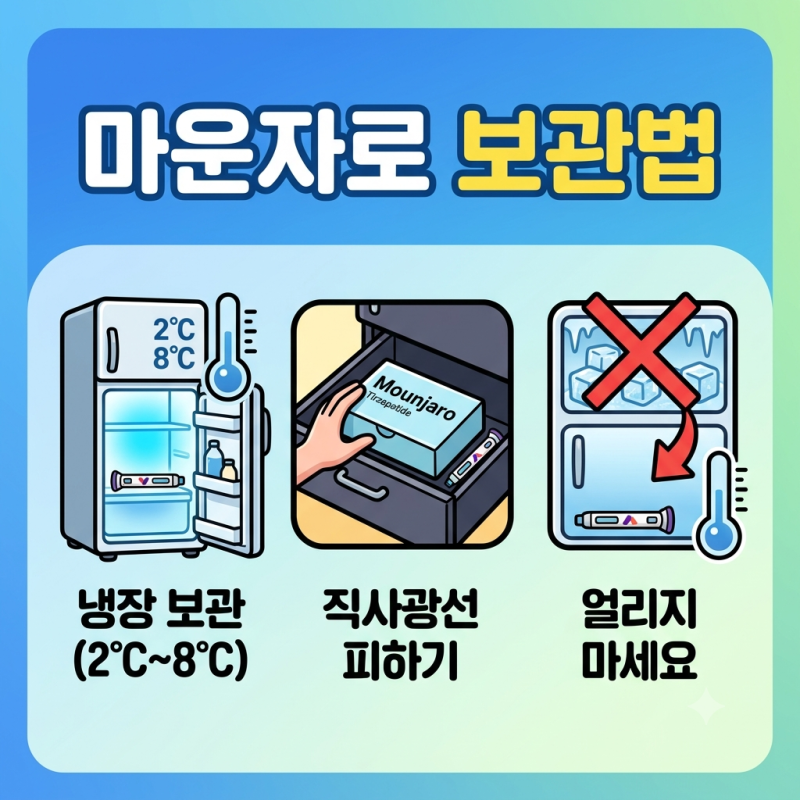 마운자로 보관법 총정리｜냉장보관 온도부터 실온 보관, 여행 시 주의사항까지