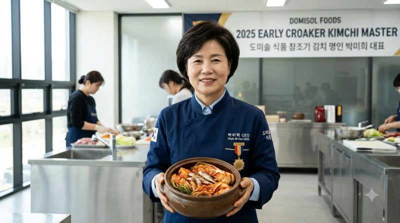 *2025년 조기 김치 김치 명장 박미희 도미솔 식품 대표