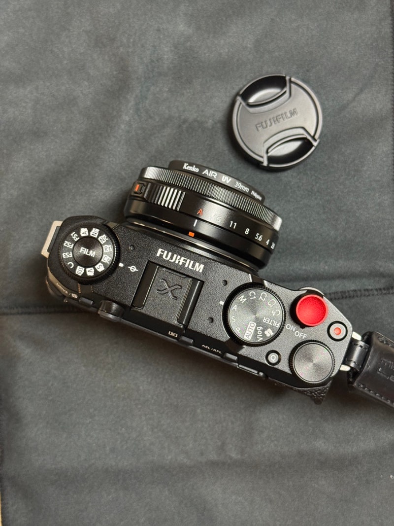 후지필름 X-M5 렌즈 XF27mm F2.8 R WR 구매 언박싱, 켄코 39mm 필터까지
