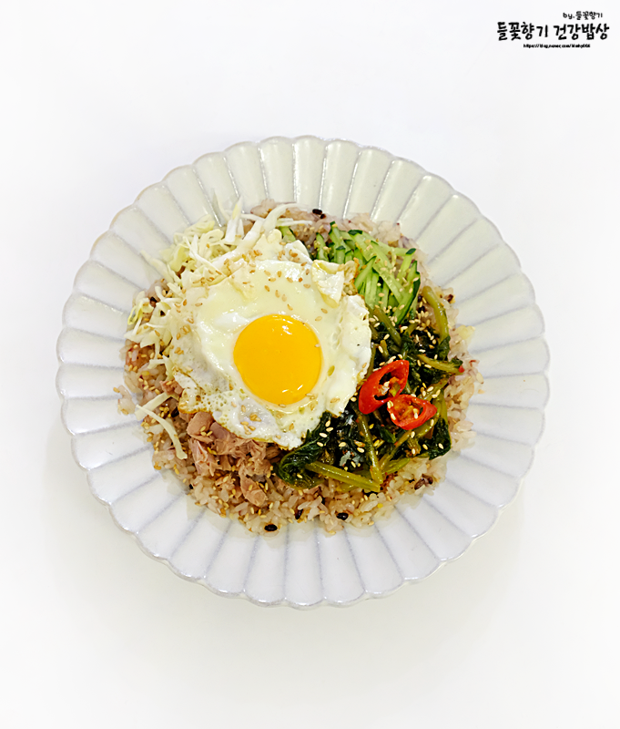 참치 열무비빔밥 레시피 재료 양념장