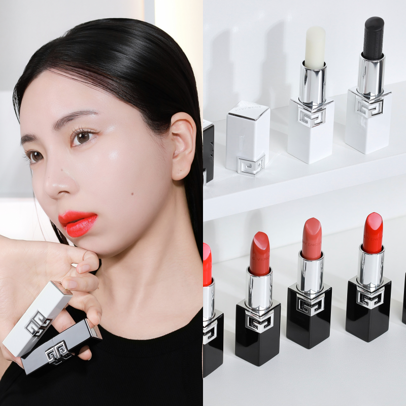 지방시 뷰티 립스틱 르 루즈 새틴 실크 & 르 루즈 하이드라 립 밤 립메이크업 후기