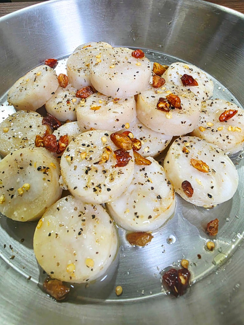 초간단 가리비 관자 버터구이 만들기(비린내 제거 꿀팁)