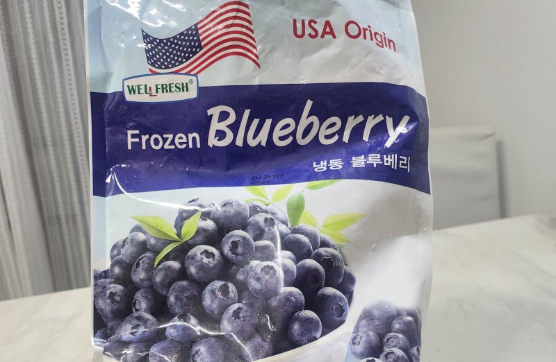 웰프레쉬 미국산 블루베리 냉동 1.3kg 후기｜요거트에 넣어 먹기 좋은 냉동과일