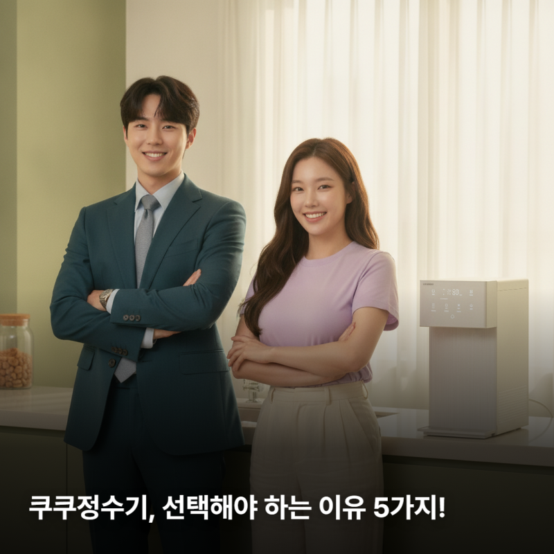 쿠쿠정수기 렌탈,선택해야 하는 이유 5가지 총정리