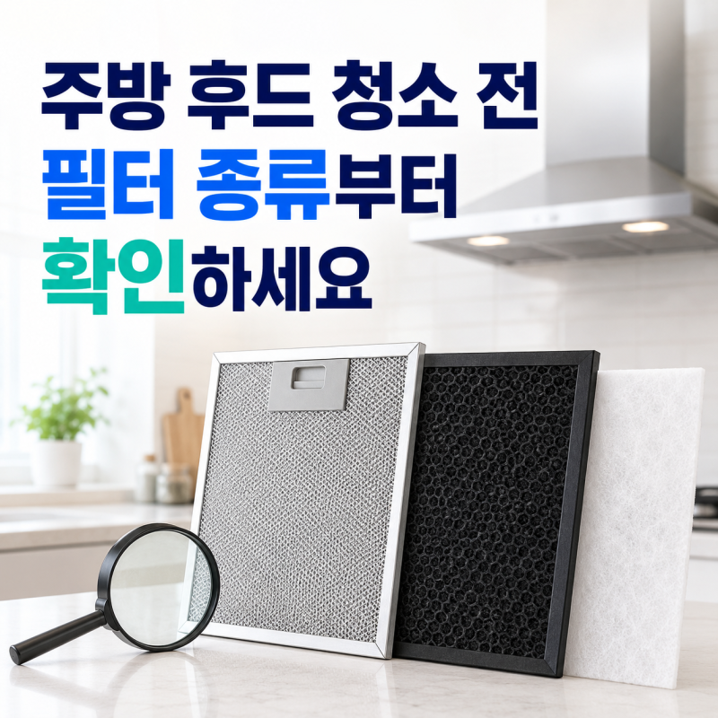 주방 후드 청소 방법, 기름때 제거부터 후드 필터 세척 총정리