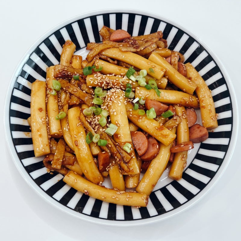 간장 떡볶이 만들기 안 매운 아이 간식 초간단 떡볶이 레시피