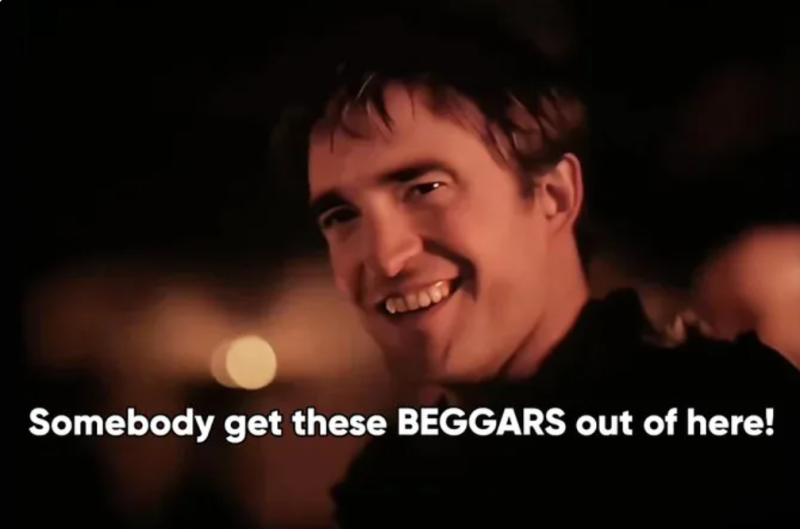놀란 700만 돌파! 관람 포인트 3가지, 로버트 패틴슨 밈 "Somebody get these beggars..."