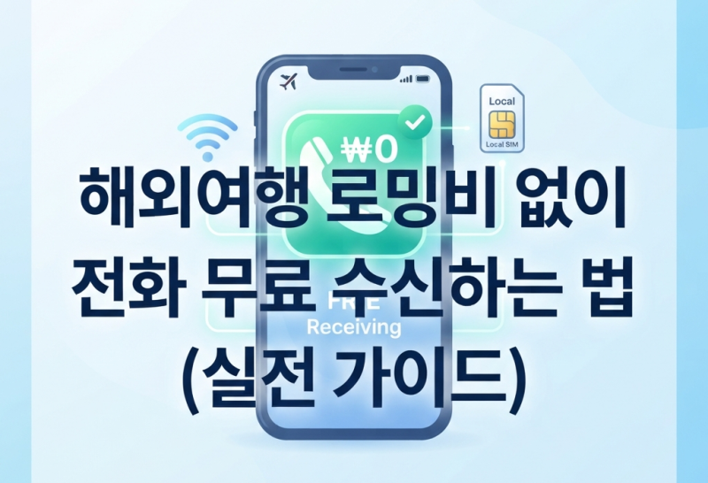 해외에서 로밍 비용 없이 전화 수신하는 방법 및 실전 활용 가이드