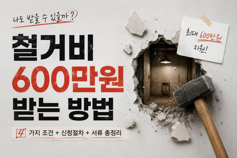 2026 소상공인 희망리턴패키지 지원금 총정리 (+철거비, 교육, 재기사업화 한눈에 보기)