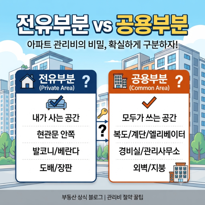 헷갈리는 아파트 하자 책임 구분, 전유부분과 공용부분의 기준은 무엇일까?