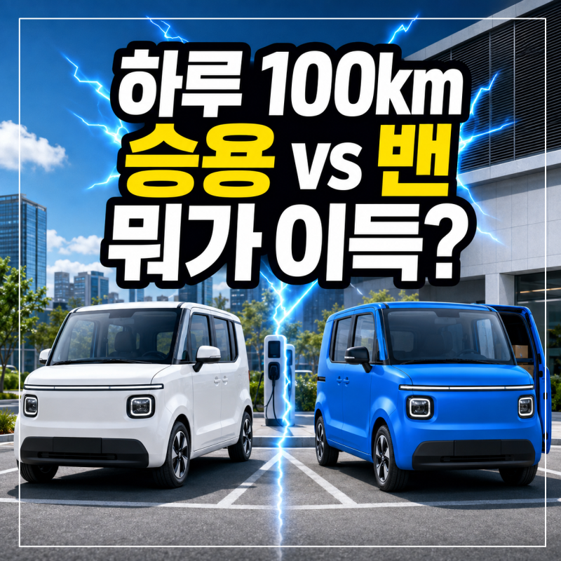 전기차 렌트 고민이라면 레이 승용과 밴 어떤 선택이 나을가?