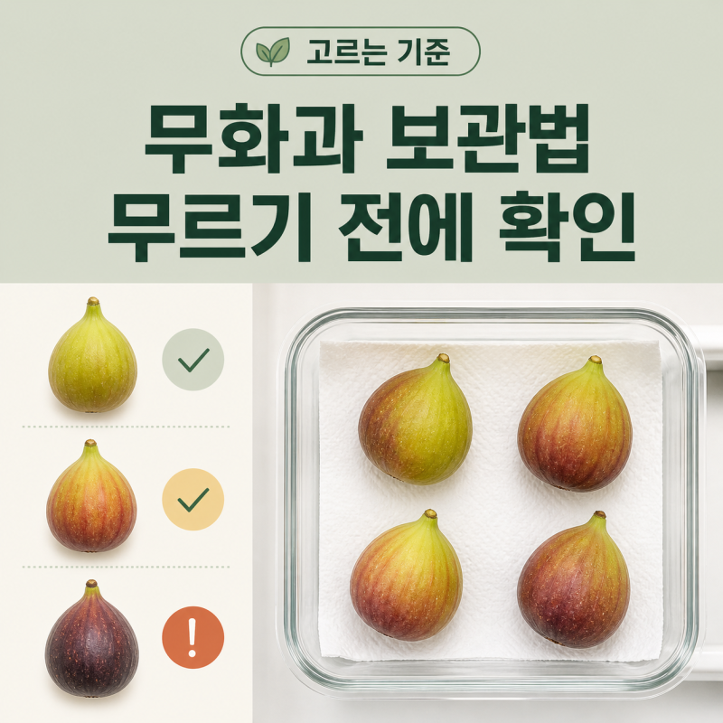 무화과 제철은 언제? 고르는 법부터 씻는 법·보관법까지