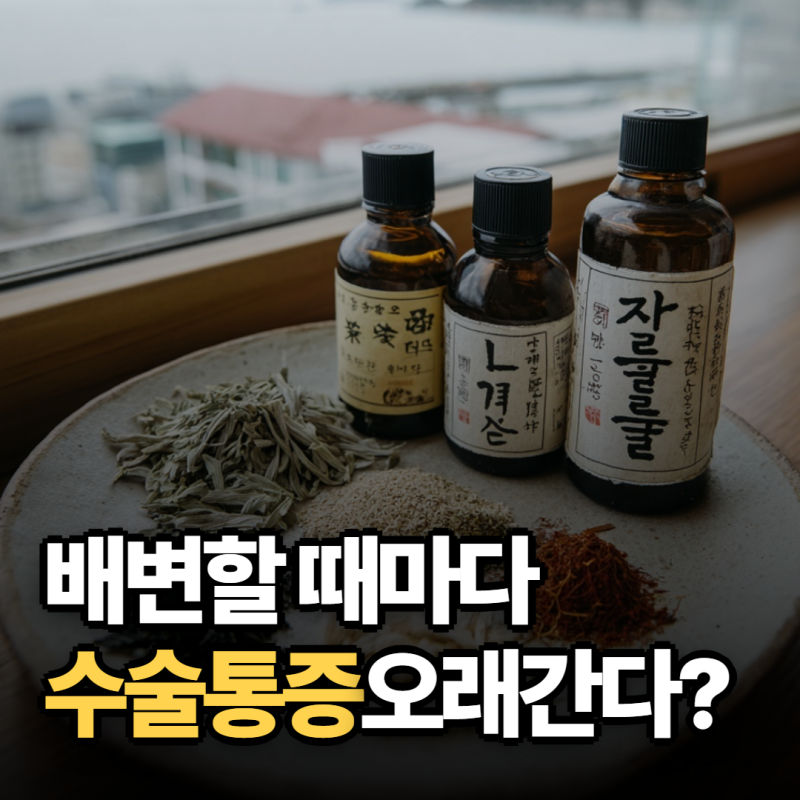 수술만 하면 끝인 줄 알았다.. 치질수술후통증 시기별 대처 5가지