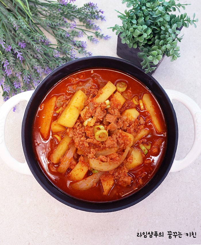 감자 고추장찌개 레시피 백종원 스팸 감자짜글이 만들기