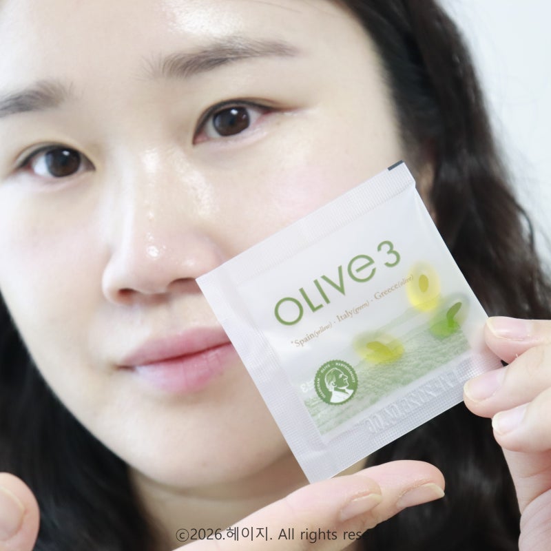 아침 공복 올리브오일 효능 3개월째 먹는 올록담 올리브3 후기