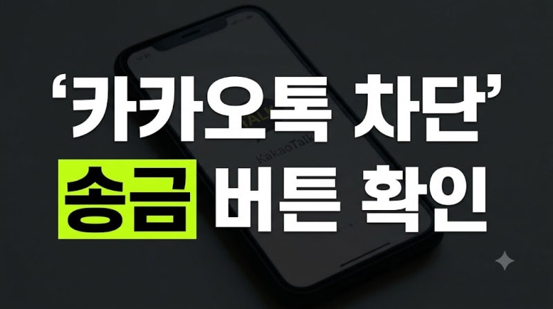 카카오톡 차단 확인방법 최신 꿀팁 총정리 (+송금표시 비공개 확인법)