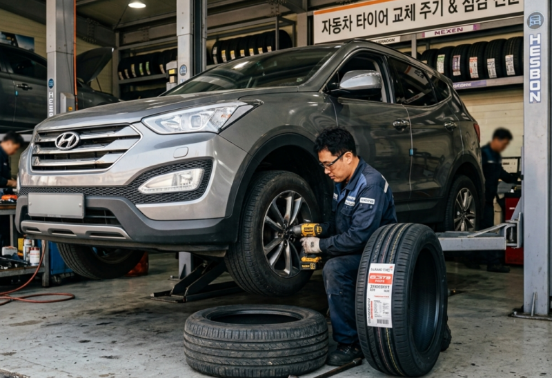 "돈 아끼려다 큰일 납니다" 자동차 타이어 교체 주기와 자가 진단 5단계!