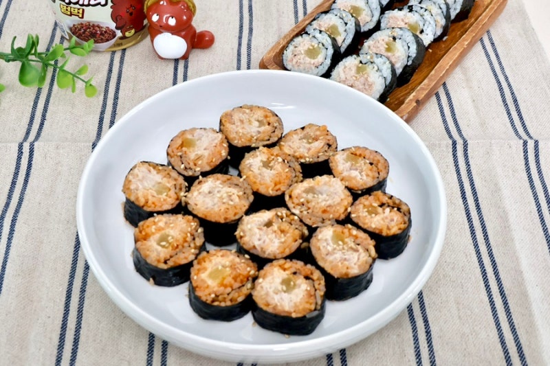 만들자마자 순삭하는 불닭 참치마요 김밥 만들기