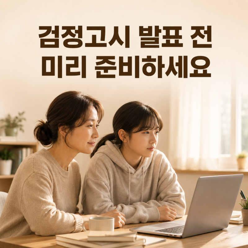 2026 검정고시 결과 발표 전 미리 준비하세요｜합격조회·성적조회·수험번호 확인