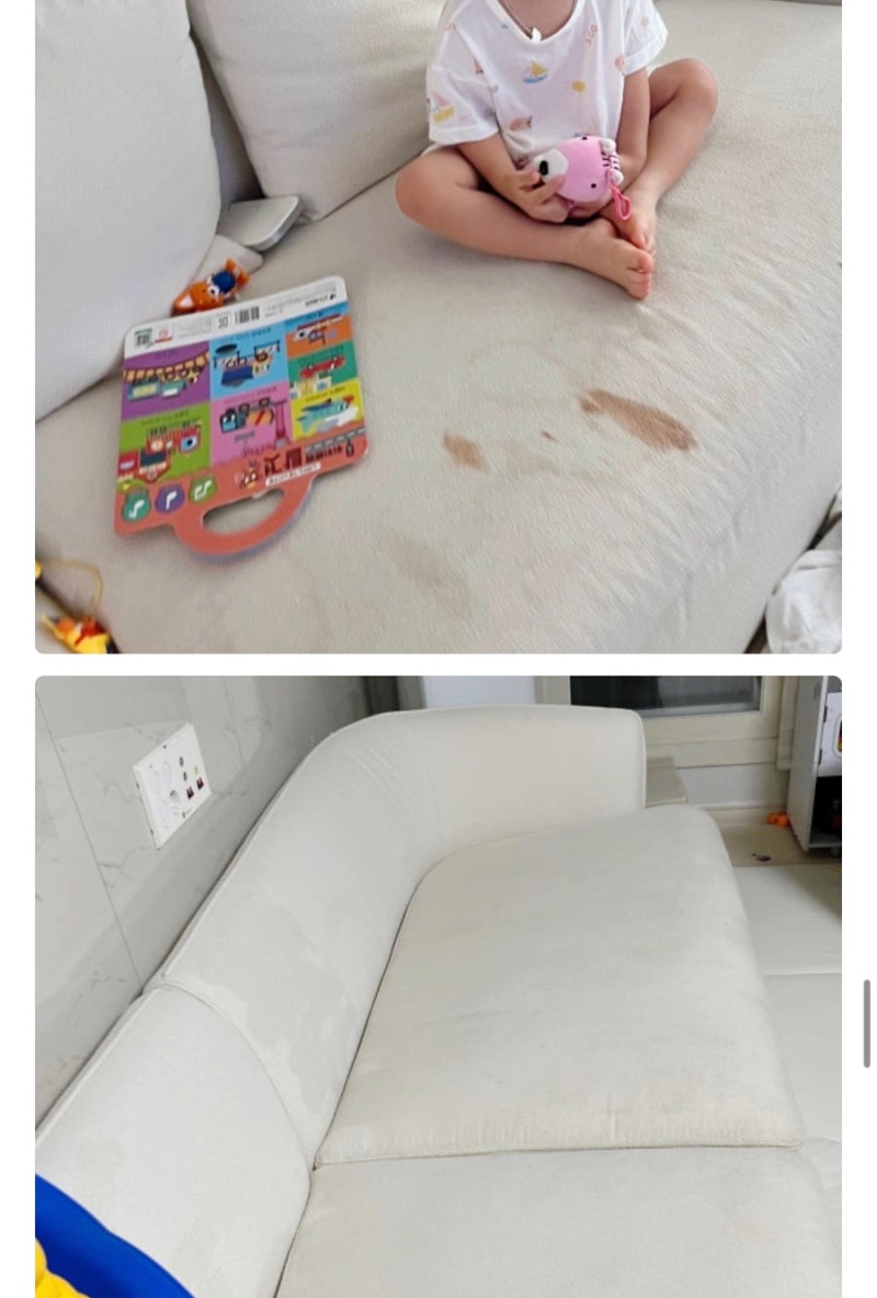까사미아 로네 소파 3년 사용 후기 ｜ 아이 있는 집에서 패브릭 소파 사용 가능?