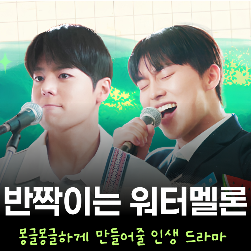 청춘은 워터멜론이야..." 넷플릭스 휩쓴 려운X최현욱, 과몰입 유발 밴드물 정체!