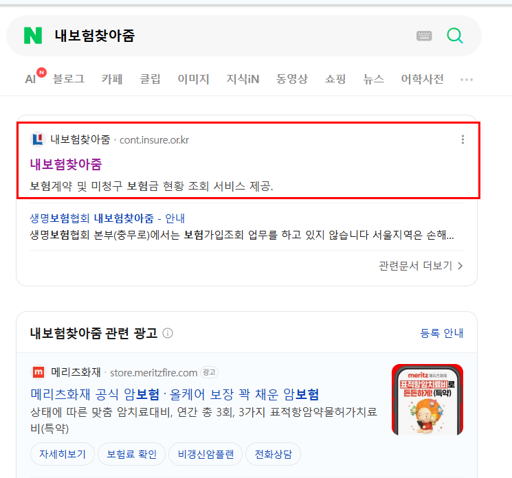 내보험조회 3가지 방법 총정리, 개인회생 접수 전 필수