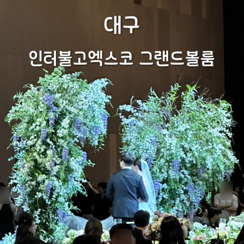 대구 인터불고 엑스코 그랜드볼룸홀 웨딩 하객 후기 주차 뷔페