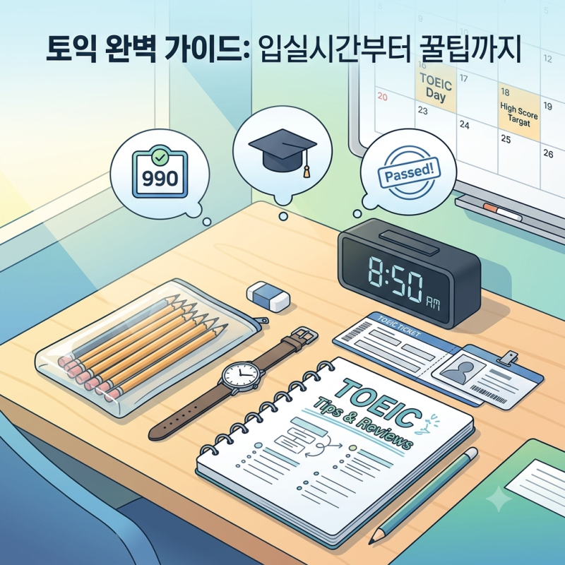 토익 시험 당일 입실시간 완벽 가이드: 9시 50분 마감 규정과 고사장&당일 준비물 실수 없이 ....