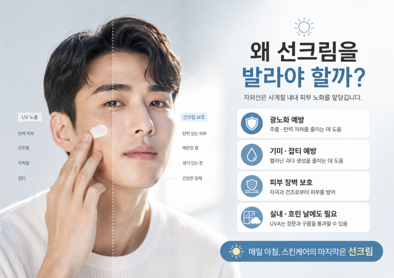 남자 선크림 추천 BEST 7 - 올리브영 인기 제품 비교