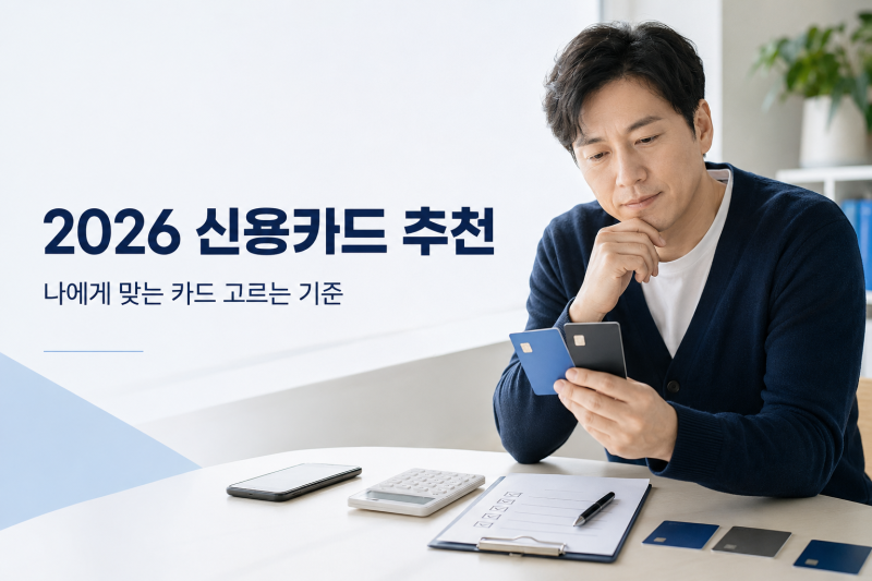 신용카드추천, 혜택만 보고 고르면 손해 보는 이유 5가지