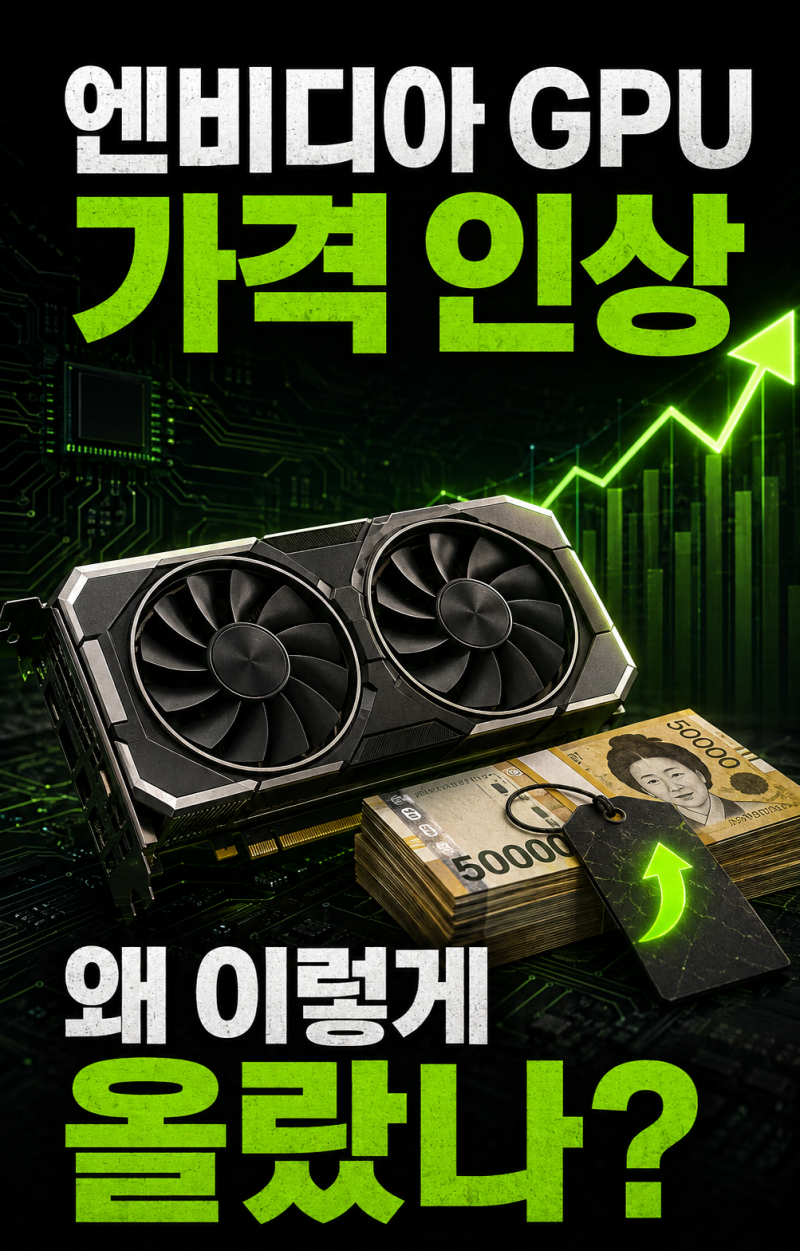 엔비디아 GPU 가격 인상, 왜 이렇게 올랐나? RTX 50 시리즈 가격 상승 원인 총정리