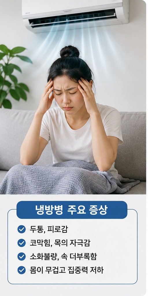 에어컨 켜고 지냈더니 어지럽고 머리가 아파요…냉방병 vs 기립성 저혈압 구별법
