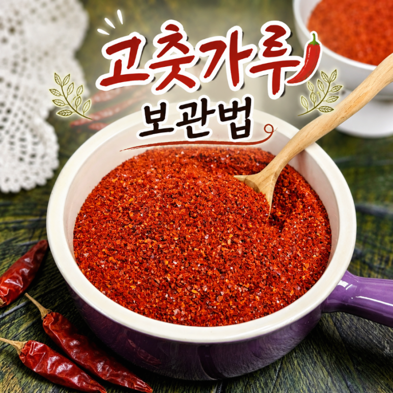 햇고추가루 보관법 냉장 냉동 보관 유통기한 지난 고춧가루 버리는법