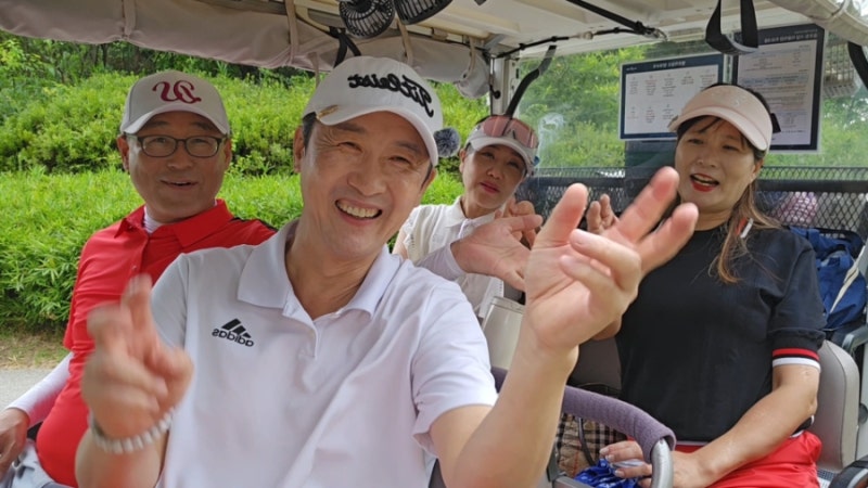 골프존카운티 안성W | 우중골프지만 좋다 야호!