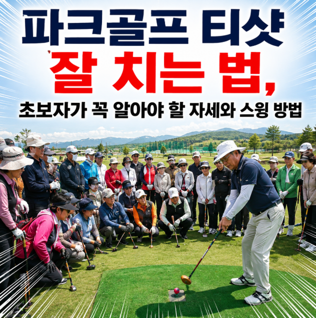 파크골프 티샷 잘 치는 법, 초보자가 꼭 알아야 할 자세와 스윙 방법