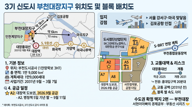 수도권 확정 택지, 한 곳씩 파헤쳐봅니다 (2편) — 부천대장