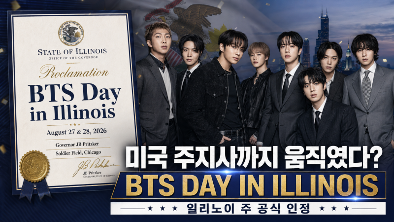 미국 주지사까지 왜 움직였나? BTS 시카고 공연일이 ‘BTS Day’가 된 이유