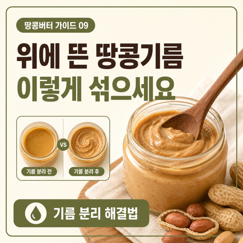 땅콩버터 기름 분리됐는데 먹어도 될까? 섞는법과 보관법
