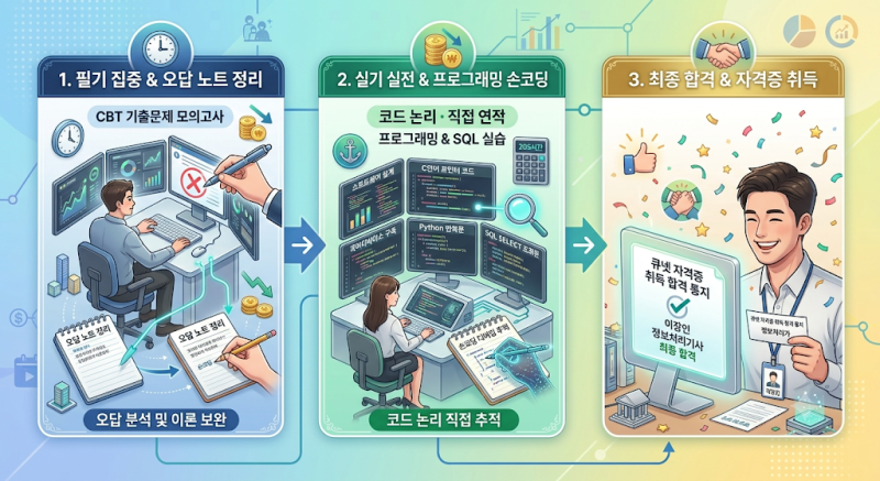 정보처리기사 필기·실기 시험 개요 및 비전공자 2개월 단기 독학 합격 가이드