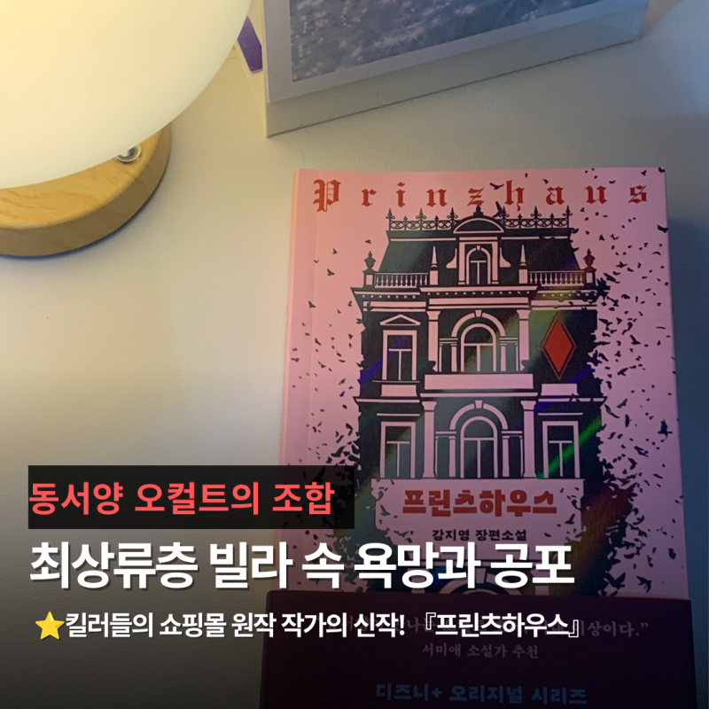 『프린츠하우스』 킬러들의 쇼핑몰 원작 작가 강지영의 동서양 퇴마 오컬트 호러