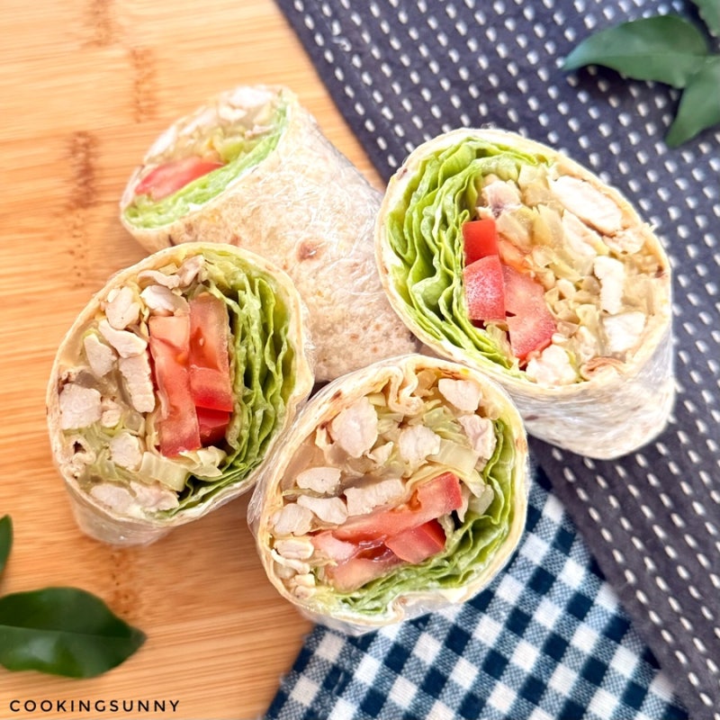 단짠단짠하고 담백해서 정말 맛있는 다이어트 닭가슴살 양배추 또띠아랩 만들기 치킨또띠아....