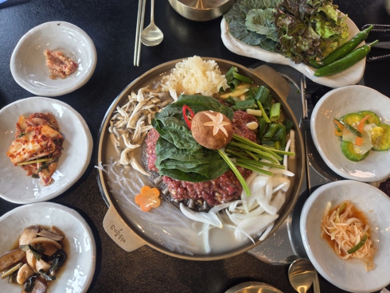 포항 이동 맛집 가족외식 점심모임장소로 좋은 포항초 한우 불고기